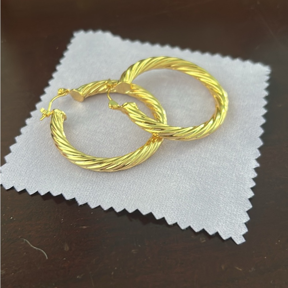 14k gold plated earrings